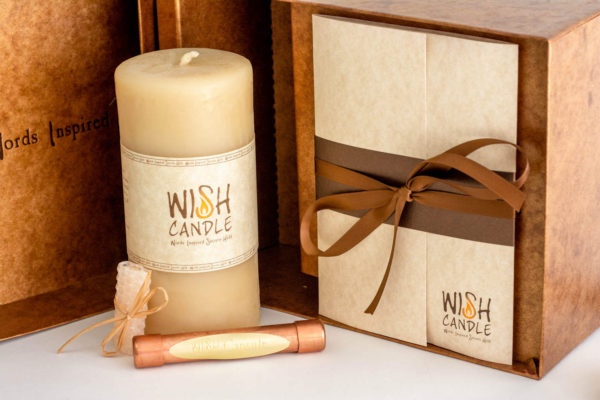 WISH Candle Bees Wax Copper WISH Capsule